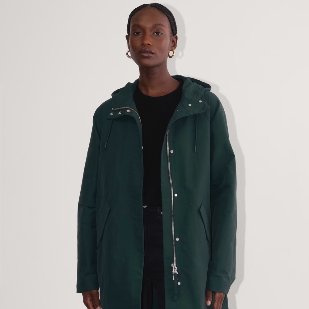 NWT: The Anorak - Everlane XS Raincoat in Scarab